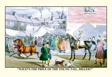 What&#39;s the Price of the Young Nag  Miller? 28x42 Giclee on Canvas