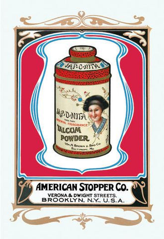 Jap-O-Nita Talcum Powder 28x42 Giclee on Canvas