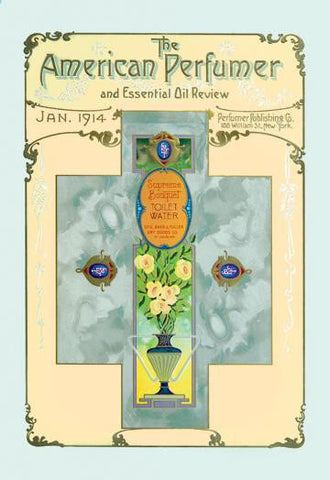 American Perfumer and Essential Oil Review  January 1914 28x42 Giclee on Canvas