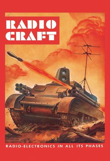 Radio-Craft: Tank 28x42 Giclee on Canvas