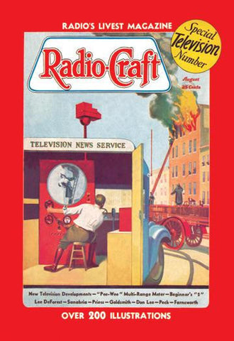 Radio Craft: Television News Service 28x42 Giclee on Canvas