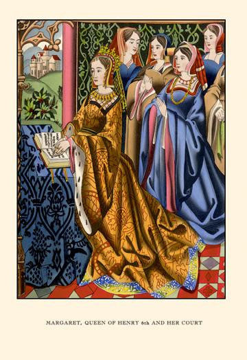 Margaret  Queen of Henry VI and her Court 28x42 Giclee on Canvas