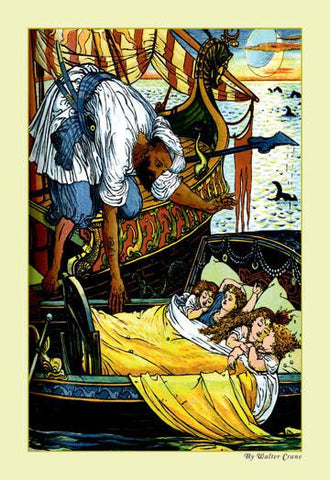 Princess Bell-Etoile - The Rescue 28x42 Giclee on Canvas