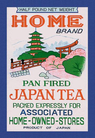 Home Brand Tea 28x42 Giclee on Canvas