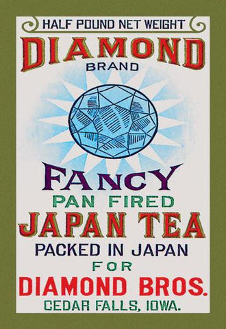 Diamond Brand Tea 28x42 Giclee on Canvas