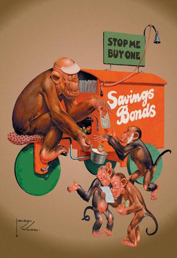 Buy Savings Bonds 28x42 Giclee on Canvas