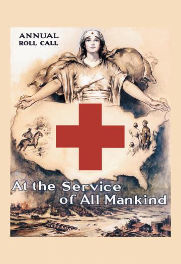 At the Service of All Mankind 28x42 Giclee on Canvas