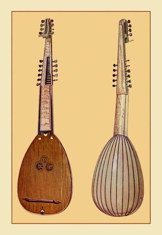 Theorbo 28x42 Giclee on Canvas