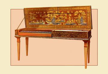 Clavichord 28x42 Giclee on Canvas