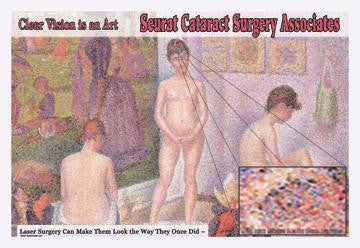 Seurat Cataract Surgery Associates 28x42 Giclee on Canvas