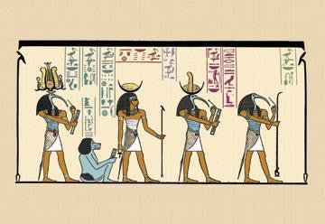 Thoth  Lord of Writing 28x42 Giclee on Canvas