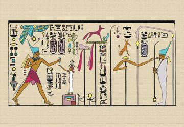 Festival for Ramses II 28x42 Giclee on Canvas