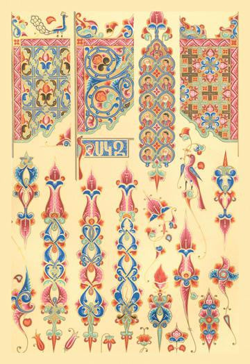 Armenian Design 28x42 Giclee on Canvas