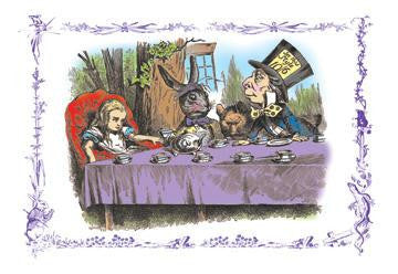 Alice in Wonderland: A Mad Tea Party 28x42 Giclee on Canvas