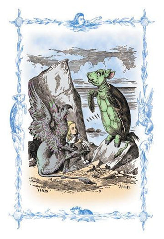 Alice in Wonderland: The Mock Turtle&#39;s Story 28x42 Giclee on Canvas