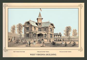 Centennial International Exhibition  1876 - West Virginia Building 28x42 Giclee on Canvas
