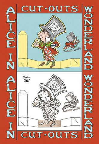 Alice in Wonderland: The Mad Hatter - Color Me! 28x42 Giclee on Canvas