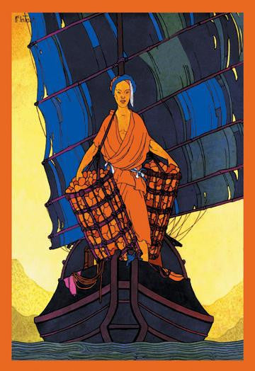 China-Cargoes 28x42 Giclee on Canvas