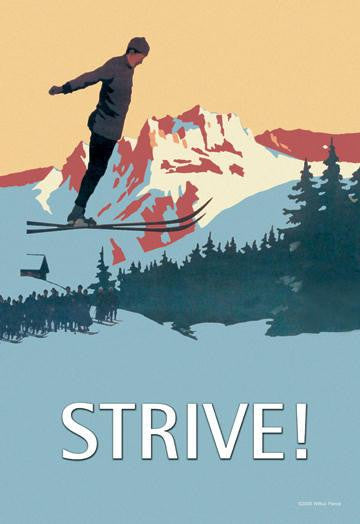 Strive! 28x42 Giclee on Canvas