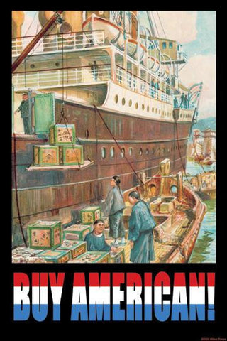 Buy American! 28x42 Giclee on Canvas