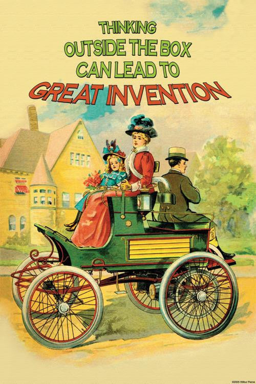 Thinking Outside the Box 28x42 Giclee on Canvas