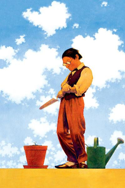 Spring Planting 28x42 Giclee on Canvas