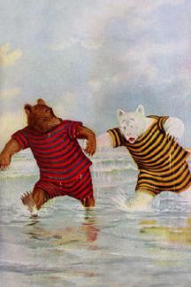 Shore Bears 28x42 Giclee on Canvas