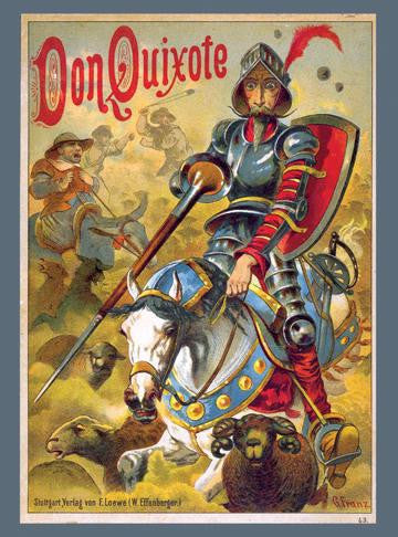 Don Quixote 28x42 Giclee on Canvas