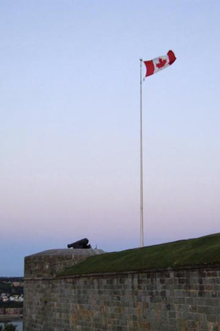 Silent Guns of the Quebec Citadel 28x42 Giclee on Canvas