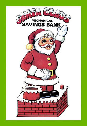 Santa Claus Savings Bank 28x42 Giclee on Canvas