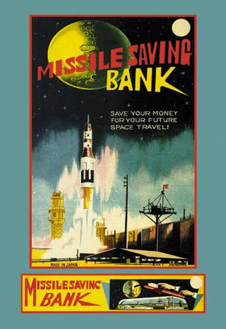 Missile Savings Bank 28x42 Giclee on Canvas