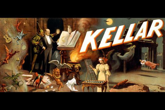 Kellar - Menagerie of Tricks 28x42 Giclee on Canvas