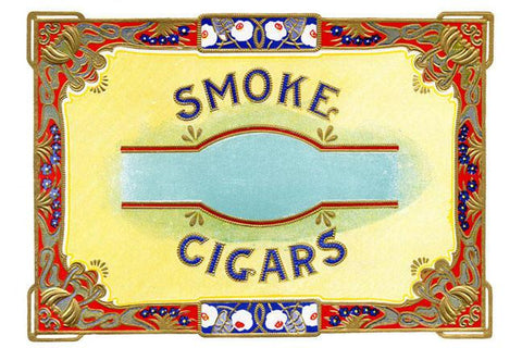 Smoke Cigars 28x42 Giclee on Canvas