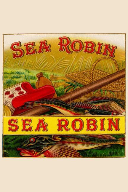 Sea Robin Cigars 28x42 Giclee on Canvas