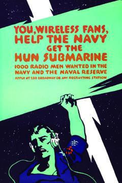 You  wireless fans  help the Navy get the Hun submarine 28x42 Giclee on Canvas