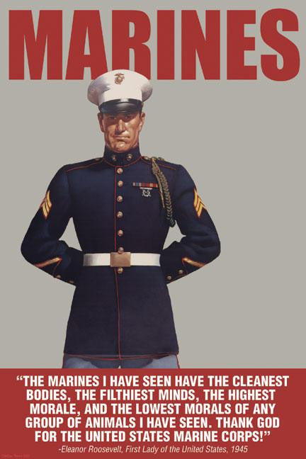 Marines 28x42 Giclee on Canvas