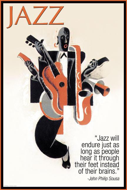 Jazz 28x42 Giclee on Canvas