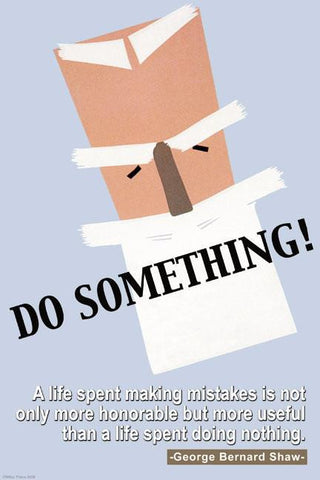 Do Something 28x42 Giclee on Canvas