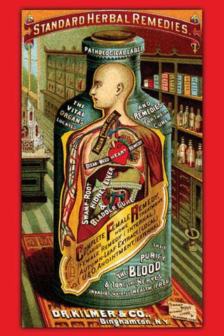 Dr. Kilmer&#39;s Standard Herbal Remedies 28x42 Giclee on Canvas