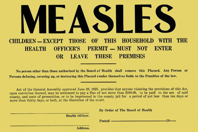 Measles 28x42 Giclee on Canvas