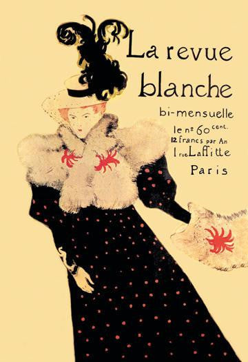 La Revue Blanche 12x18 Giclee on canvas