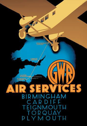 GWR Air Services 12x18 Giclee on canvas