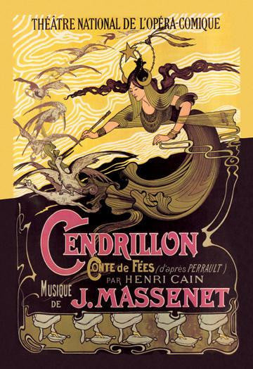 Cendrillon: Theatre National de l&#39;Opera-Comique 12x18 Giclee on canvas