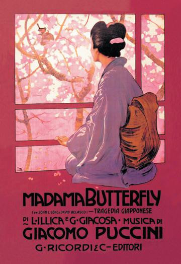 Madama Butterfly 12x18 Giclee on canvas