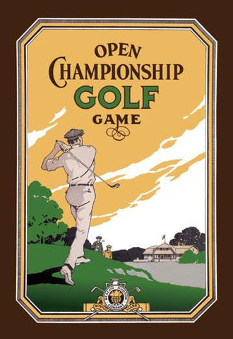 Open Championship Golf Game 12x18 Giclee on canvas