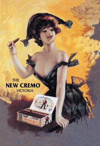 The New Cremo Victoria Cigar 12x18 Giclee on canvas