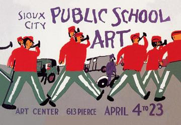 Sioux City Public School Art 12x18 Giclee on canvas