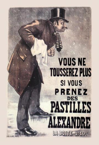 Pastilles Alexandre 12x18 Giclee on canvas