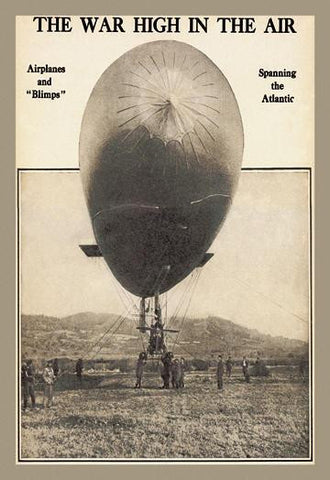 The War High in the Air - Photographic representation during the time of First flight with spectators in antiq