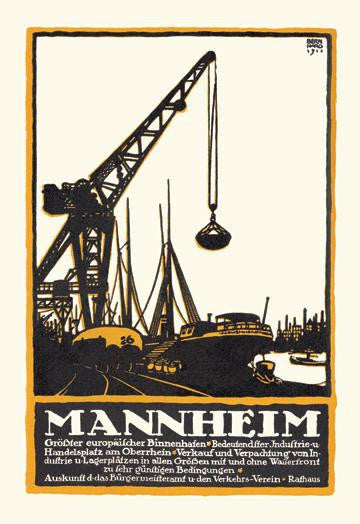 Mannheim 12x18 Giclee on canvas